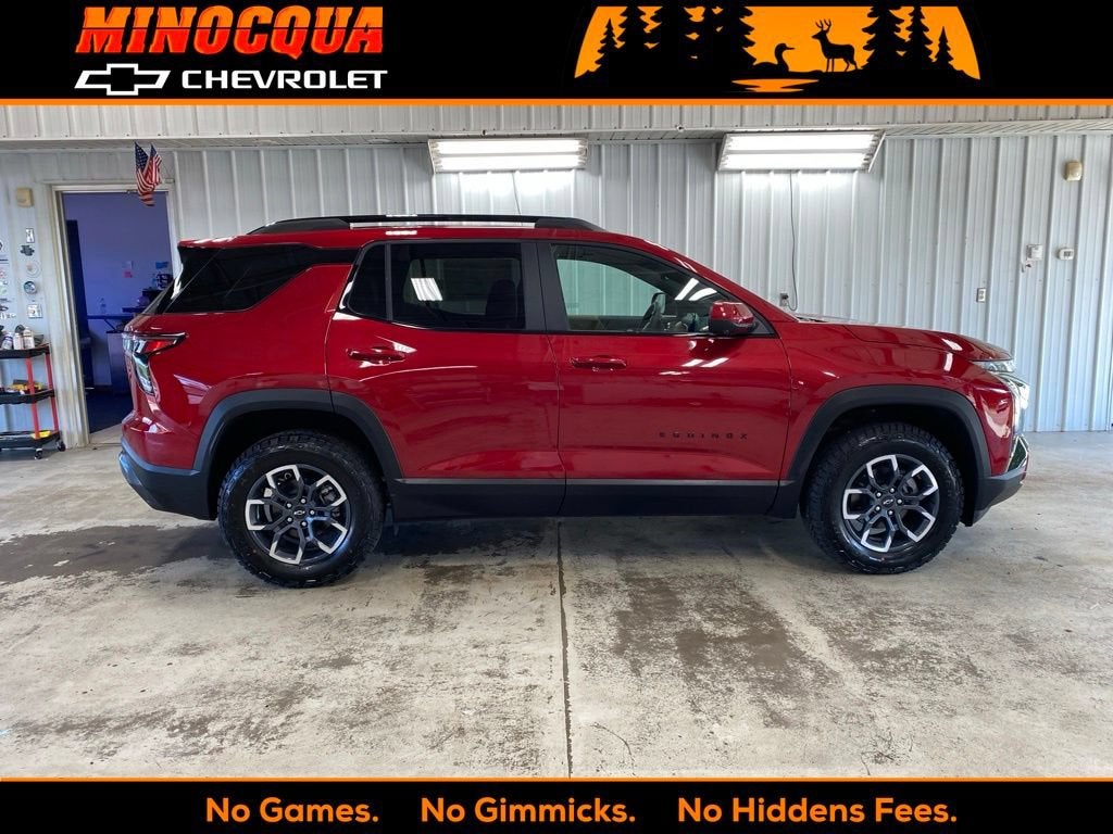2026 Chevrolet Equinox ACTIV in Radiant Red Tintcoat — front three-quarter view