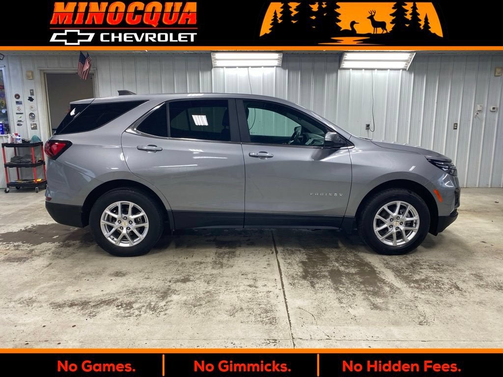 2024 Chevrolet Equinox LT in Sterling Gray Metallic — front three-quarter view