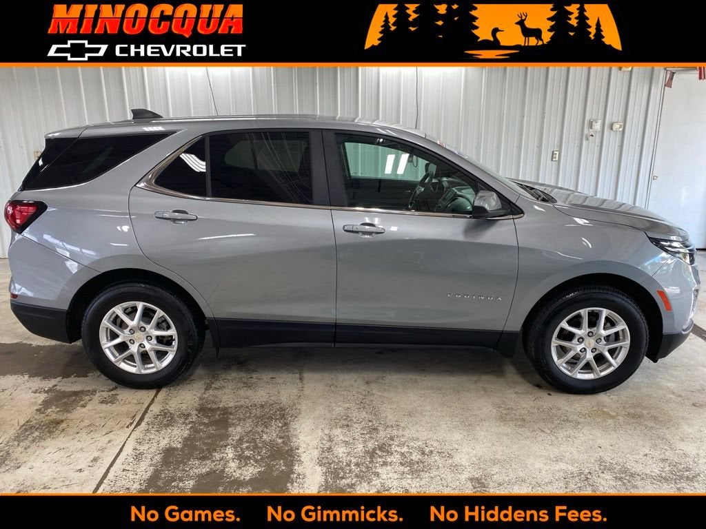2024 Chevrolet Equinox LT in Sterling Gray Metallic — front three-quarter view